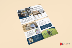 Flyer design and report design for consulting companies